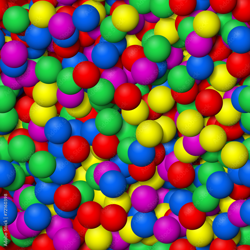 Balls seamless generated hires texture