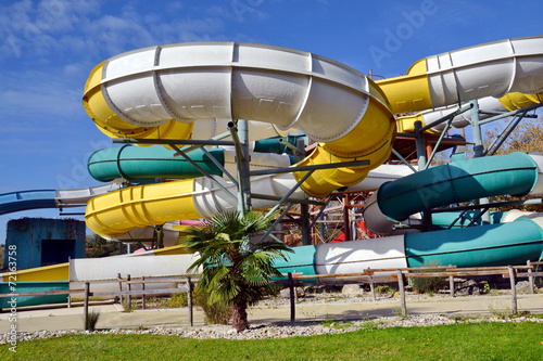 toboggan aquatique