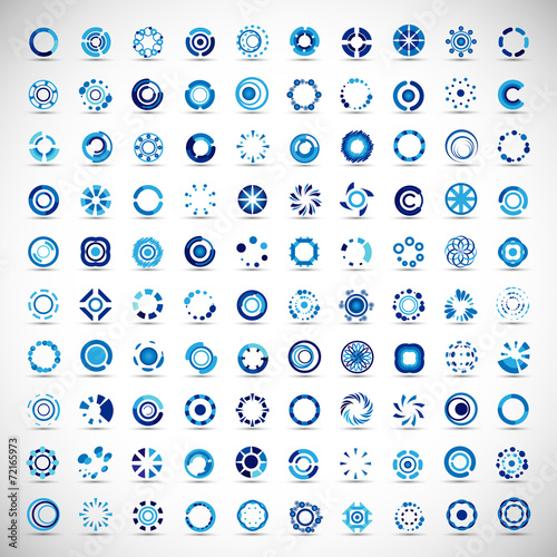 Unusual Icons Set - Isolated On Gray Background