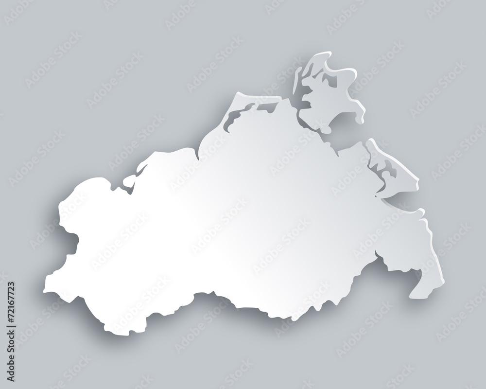 Karte von Mecklenburg-Vorpommern Karte von Mecklenburg-Vorpommern