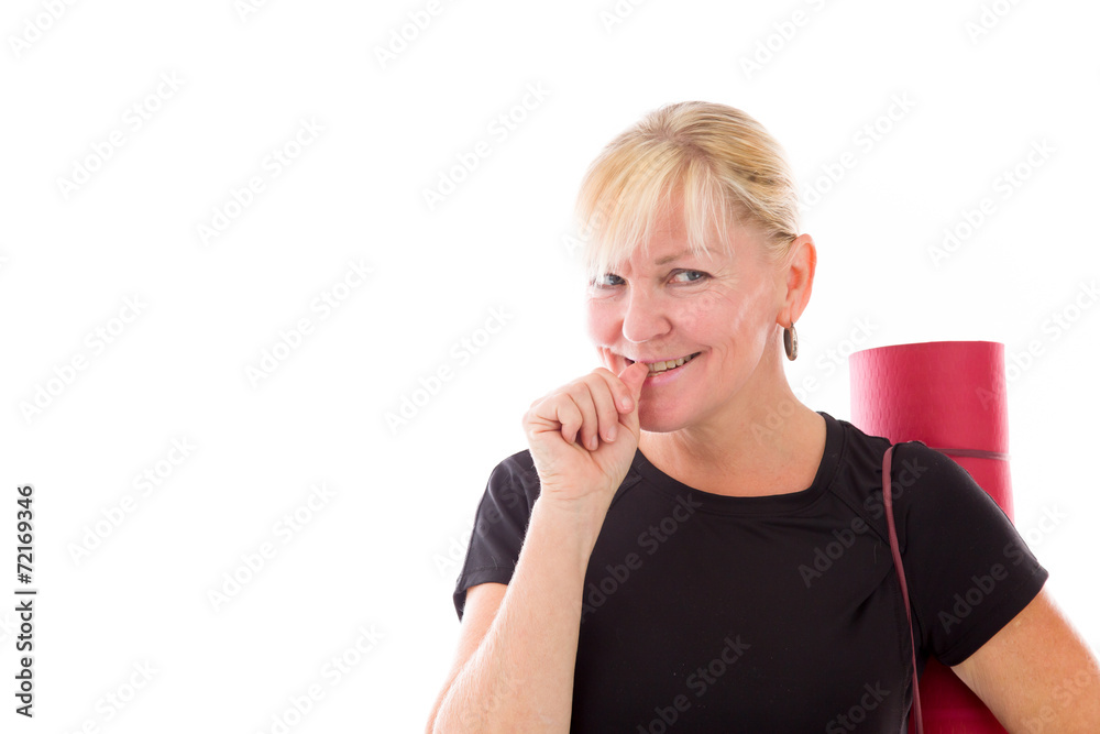 Nervous model bting finger nails Nervous model bting finger nails