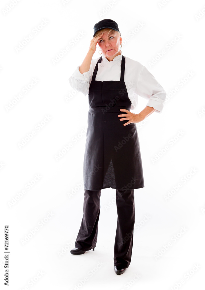 model isolated on plain background confused headache model isolated on plain background confused headache