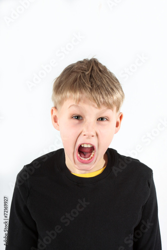 Kid with tantrum