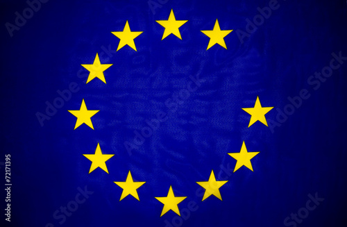 Fehlender Stern in EU Fahne, Flagge Unions Austritt