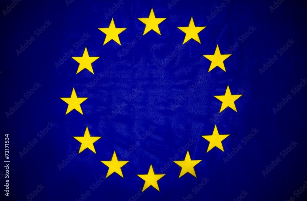 EU Fahne, Flagge der europäischen Union EU Fahne, Flagge der europäischen Union