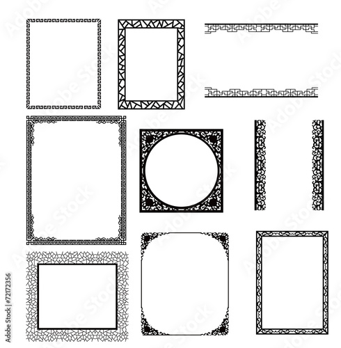 asian frame