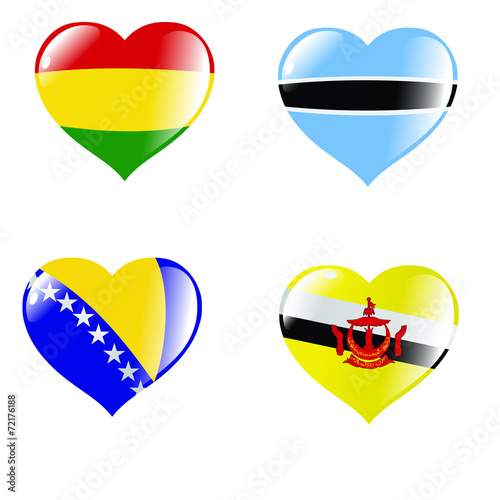 Free Download set of hearts - GFXLoad