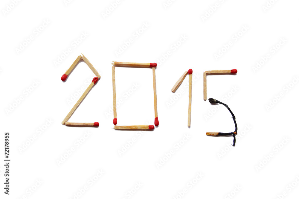 Match New year concep Match New year concep