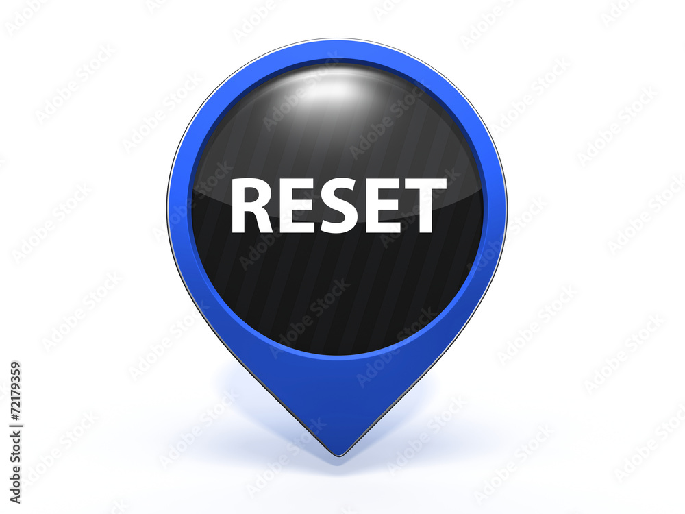 reset pointer icon on white background reset pointer icon on white background