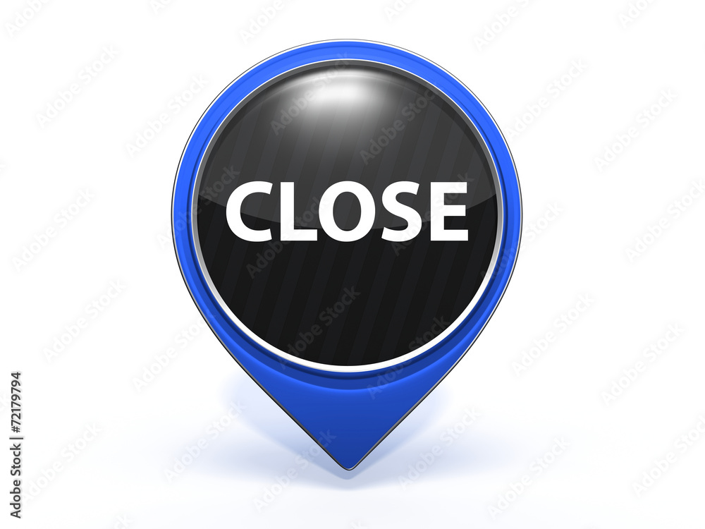 close pointer icon on white background close pointer icon on white background