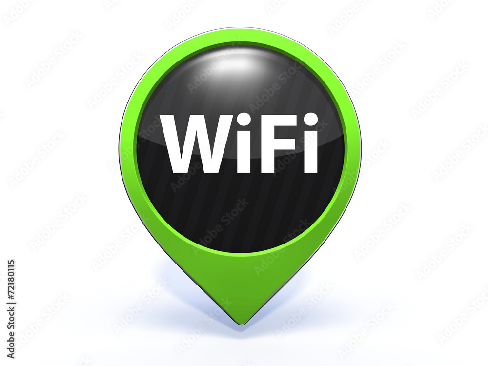 wifi pointer icon on white background wifi pointer icon on white background