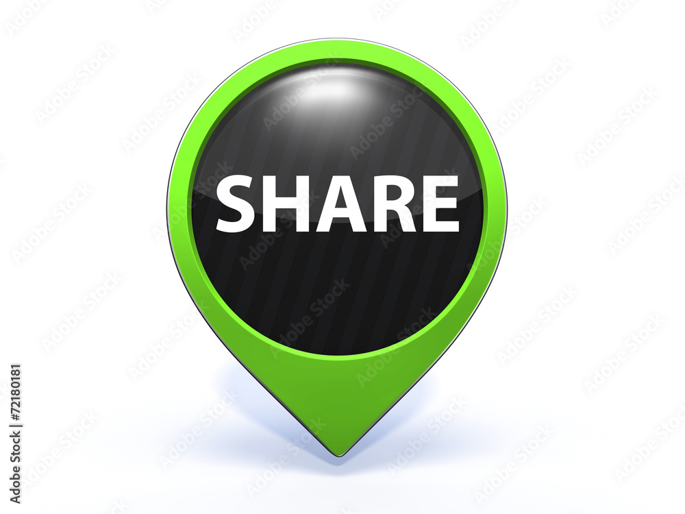 share pointer icon on white background share pointer icon on white background