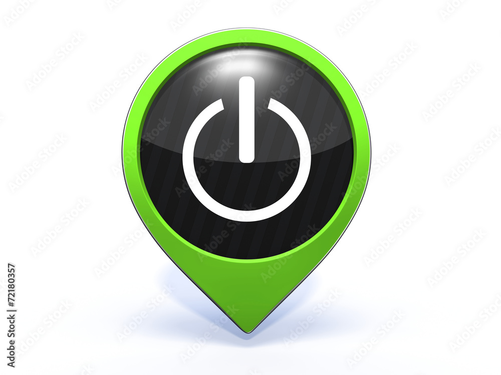 power pointer icon on white background power pointer icon on white background