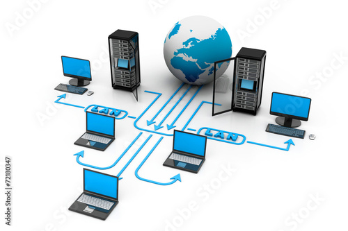 Computer network photo