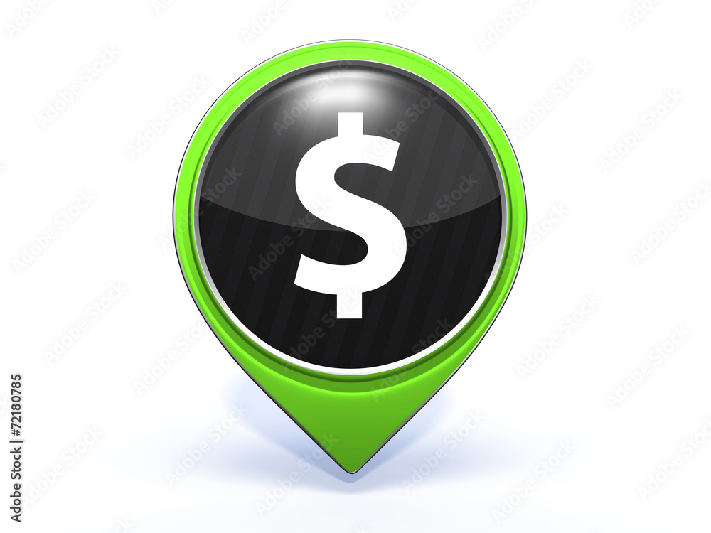 money pointer icon on white background money pointer icon on white background
