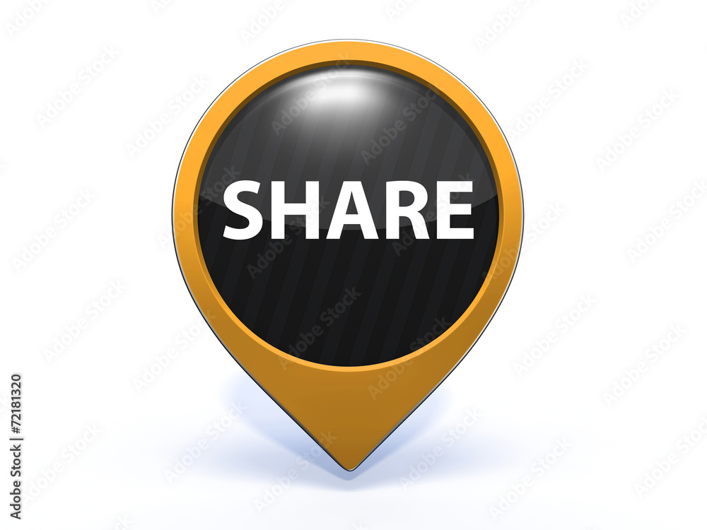 share pointer icon on white background share pointer icon on white background