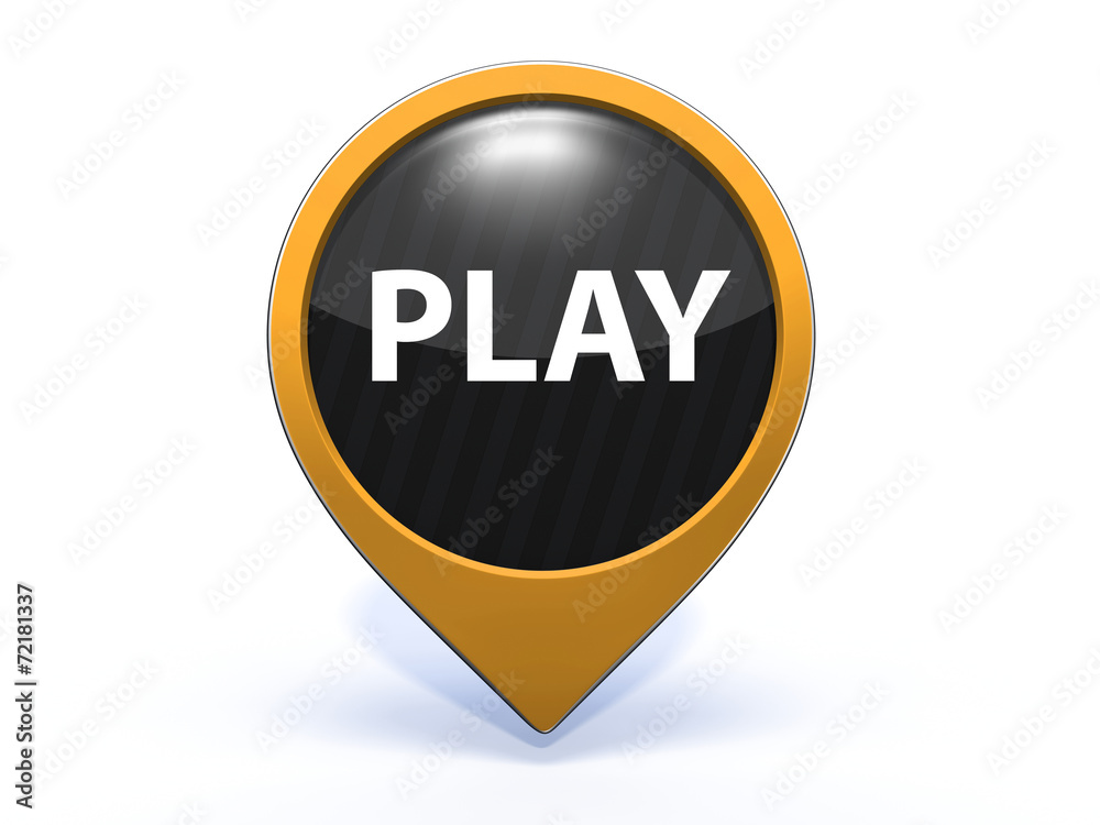 play pointer icon on white background play pointer icon on white background