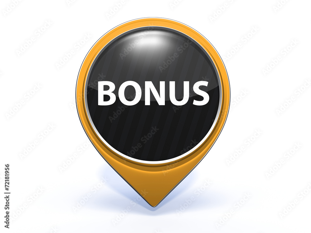 bonus pointer icon on white background bonus pointer icon on white background