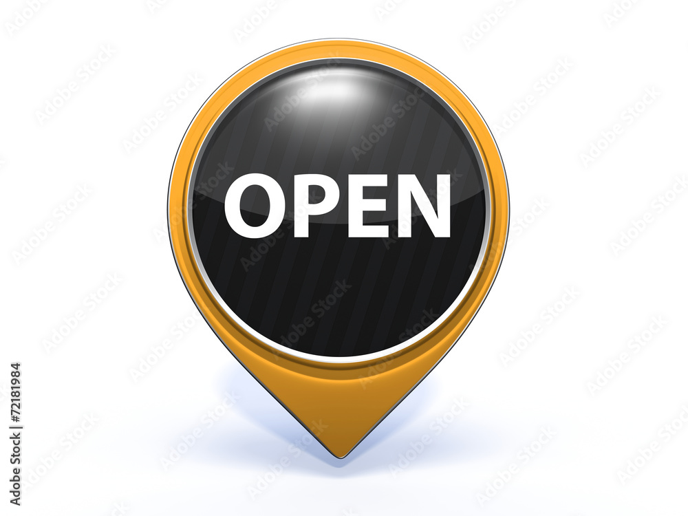 open pointer icon on white background open pointer icon on white background