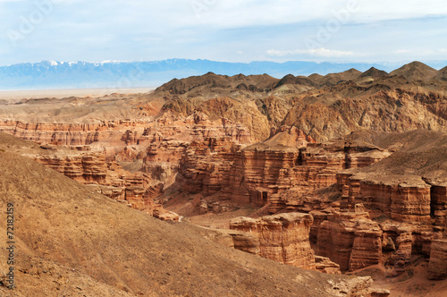 Valley of Castles in Sharyn Canyon