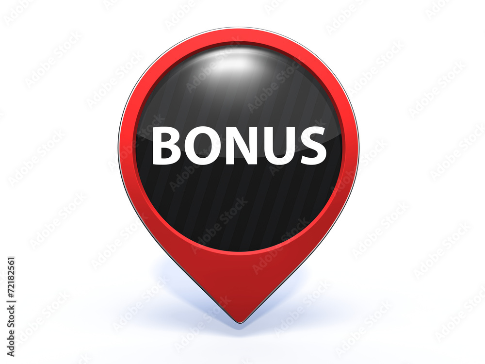 bonus pointer icon on white background bonus pointer icon on white background