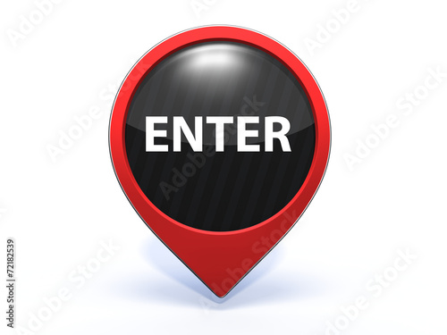 Free Download enter pointer icon on white background - GFXLoad