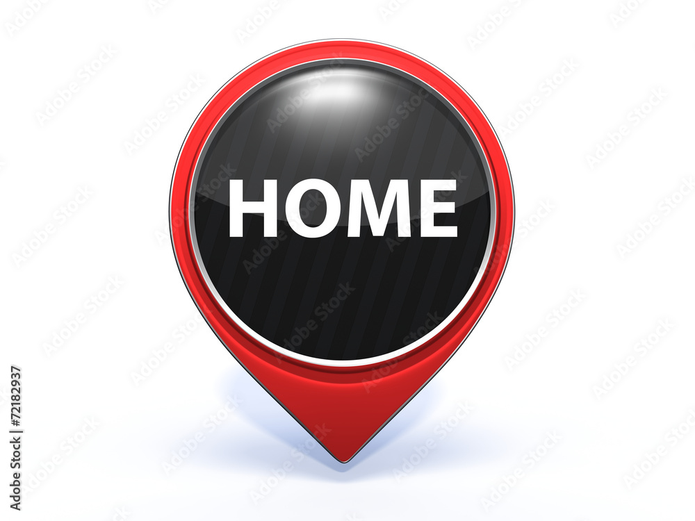 home pointer icon on white background home pointer icon on white background