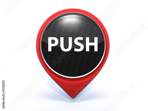 Free Download push pointer icon on white background - GFXLoad
