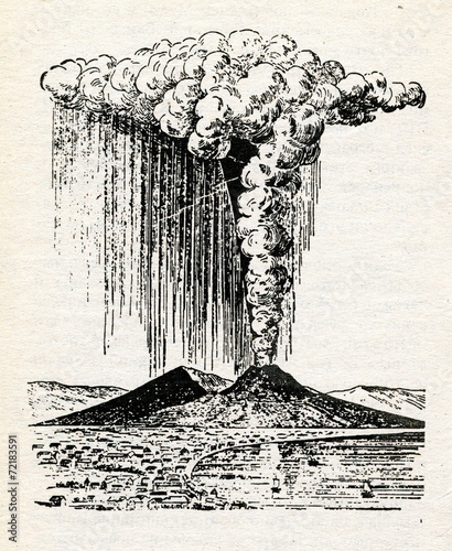 Mount Vesuvius eruption 1822