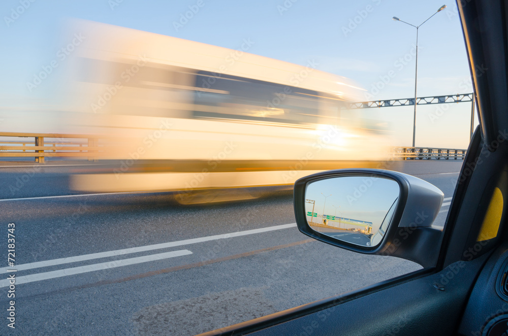 Obraz premium blurred action