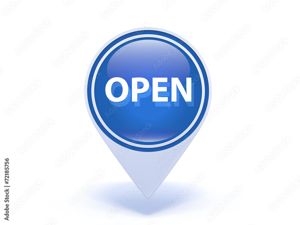 open pointer icon on white background open pointer icon on white background