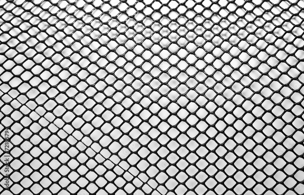 Fototapeta premium black net with a little window