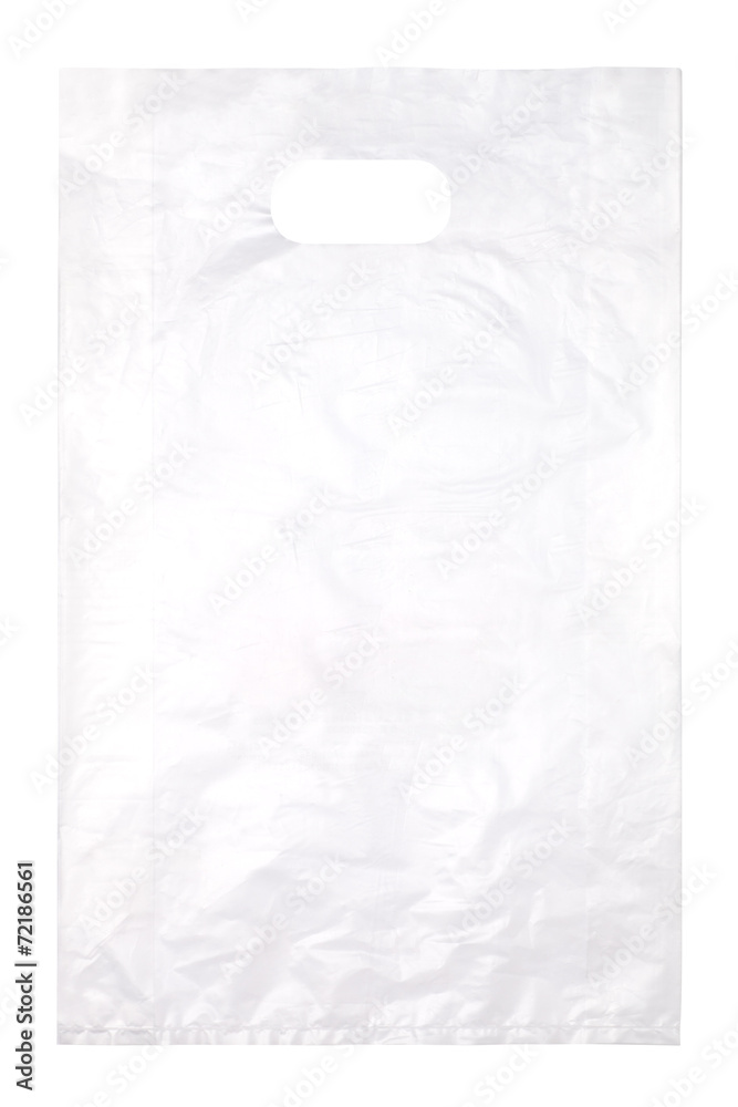 Plastic bag isolated on white background Plastic bag isolated on white background