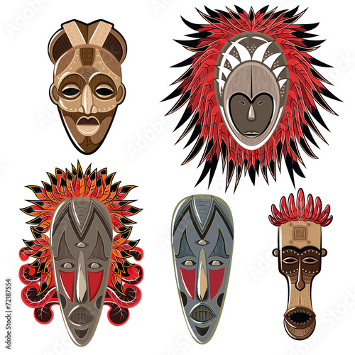 African masks