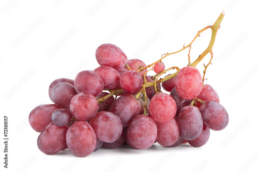 Bunch of red grapes