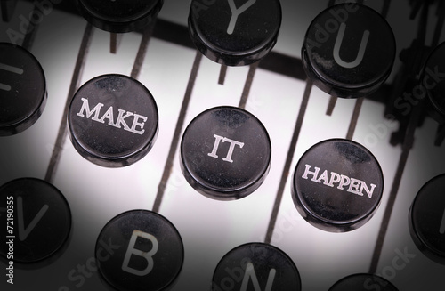Quadro em tela Typewriter with special buttons