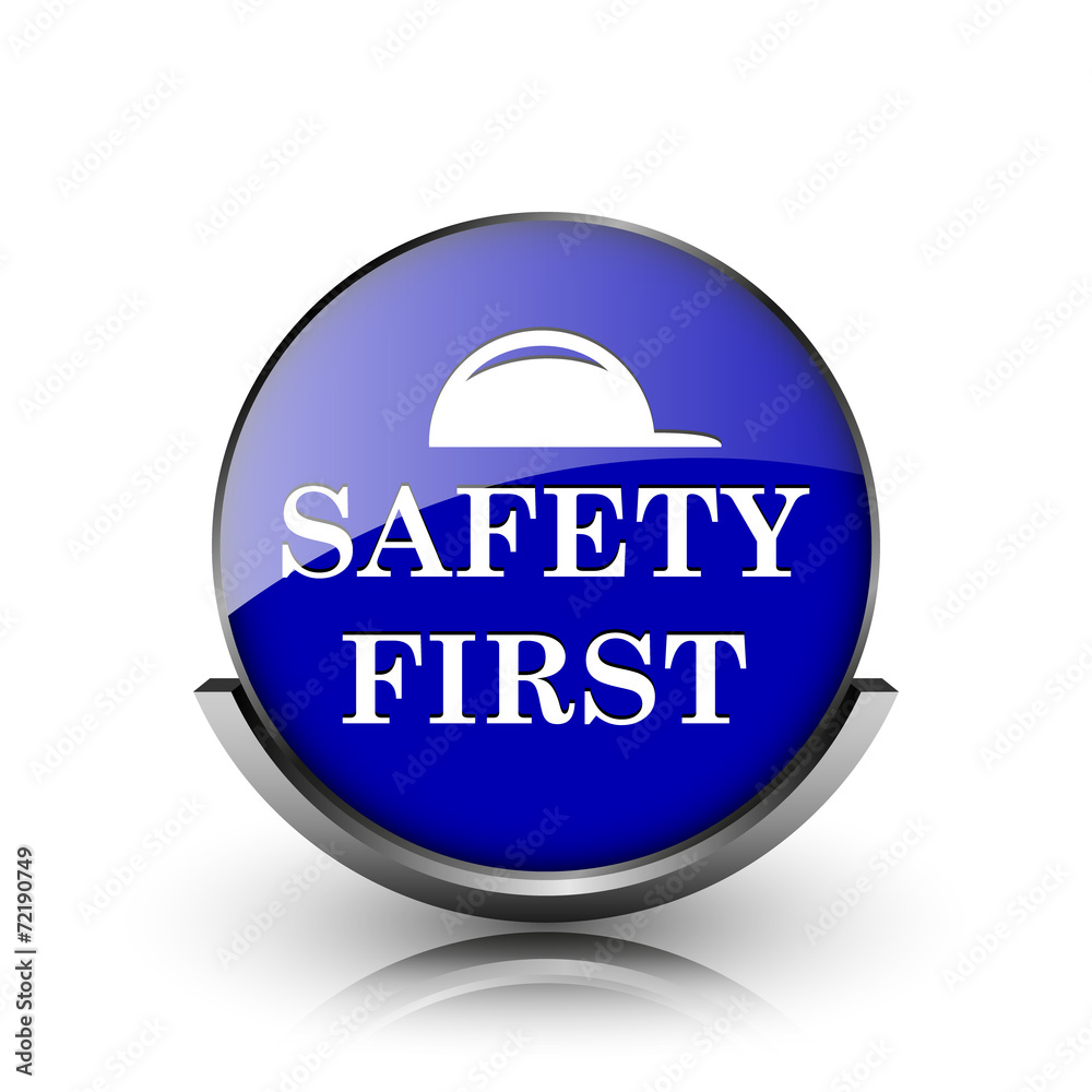 Safety first icon Safety first icon