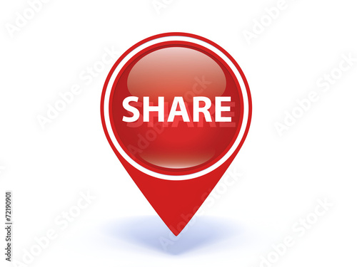 Free Download share pointer icon on white background - GFXLoad