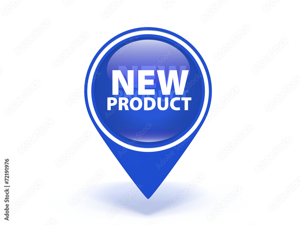 new product pointer icon on white background new product pointer icon on white background