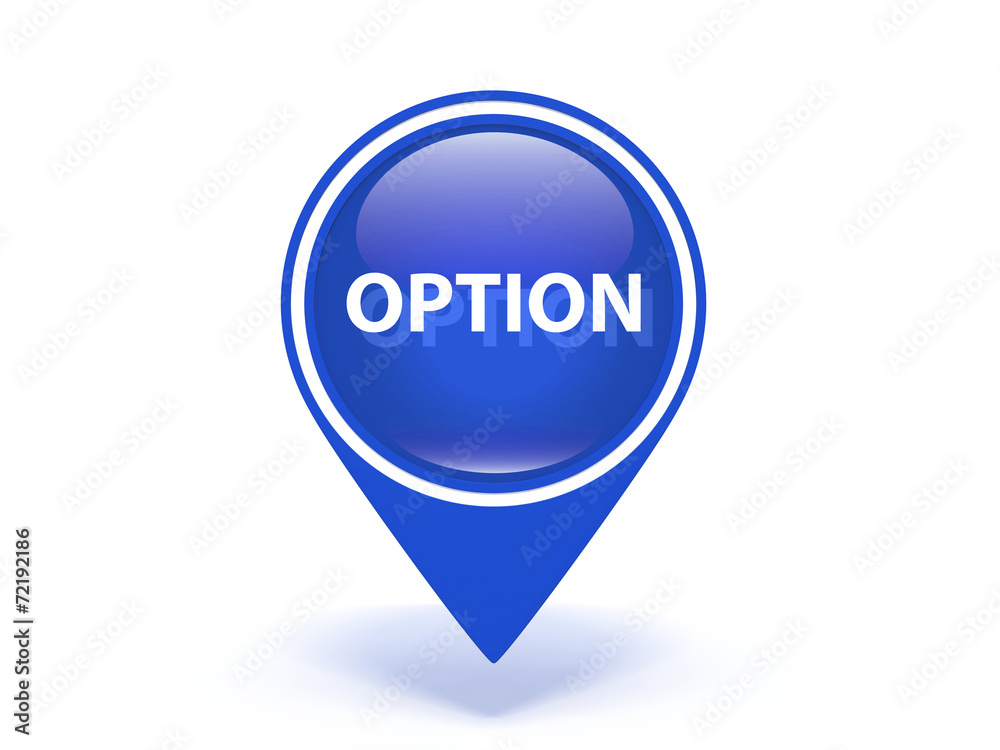 option pointer icon on white background option pointer icon on white background
