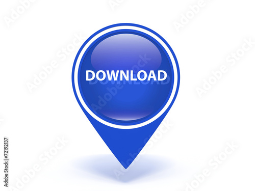 download pointer icon on white background