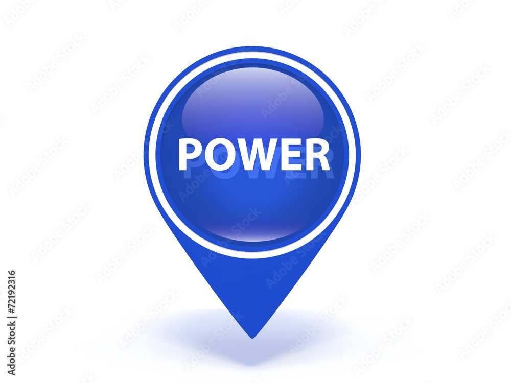 power pointer icon on white background power pointer icon on white background