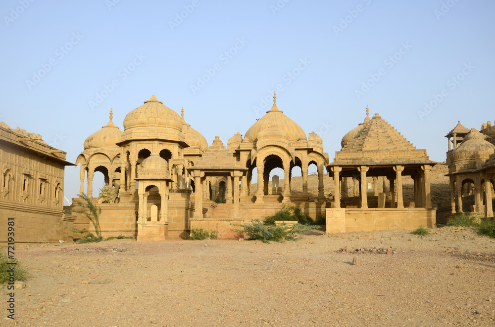 Fototapeta premium Cénotaphes de Jaisalmer