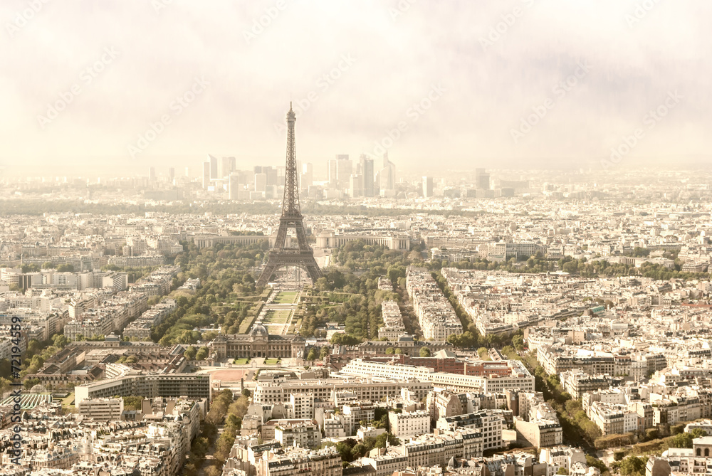 Paris, Tour Eiffel and skyline