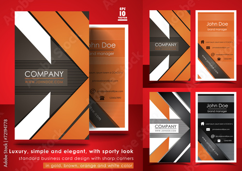 Creative and modern business card design