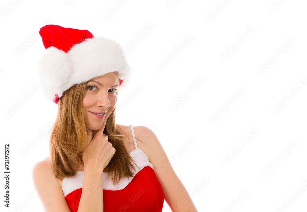 model isolated on plain background thinking model isolated on plain background thinking