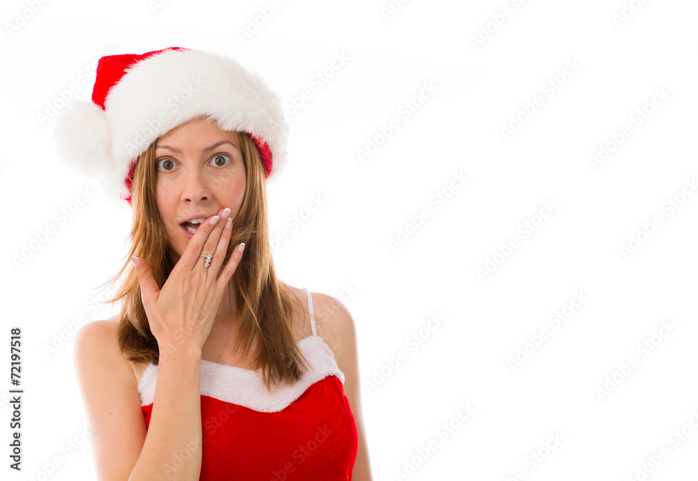 model isolated on plain background