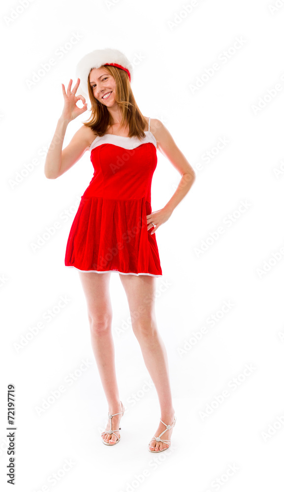 model isolated on plain background hand gesture ok sign model isolated on plain background hand gesture ok sign