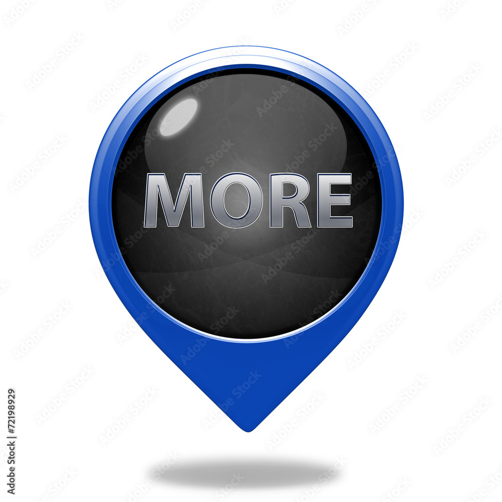 More pointer icon on white background More pointer icon on white background