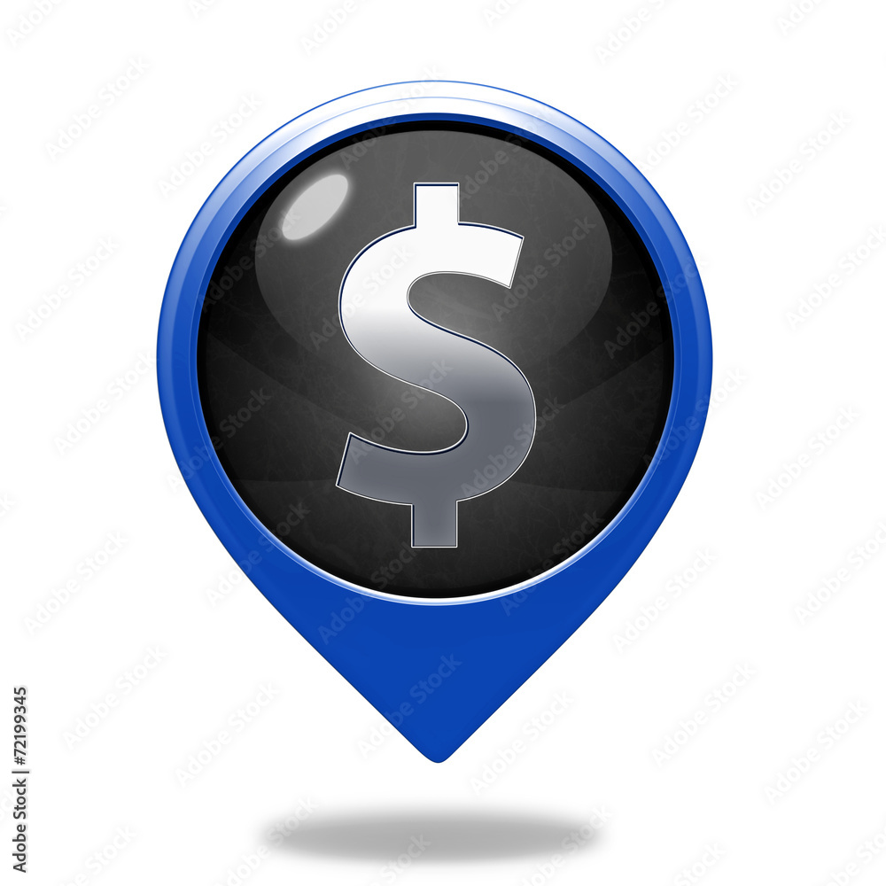 money pointer icon on white background money pointer icon on white background